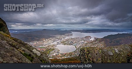 
                Stadtansicht, Norwegen, Bergen                   