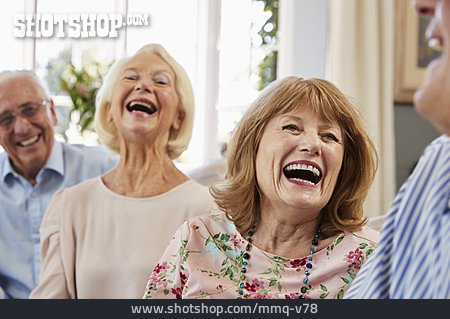 
                Lachen, Freundschaft, Spaß, Freude, Senioren                   