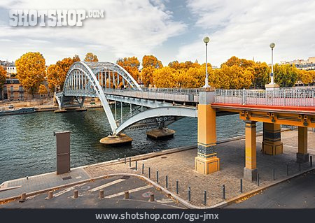 
                Seine, Paris, Passerelle Debilly                   