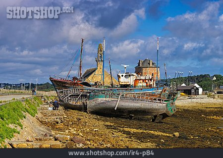 
                Fischerboot, Bretagne, Atlantik                   