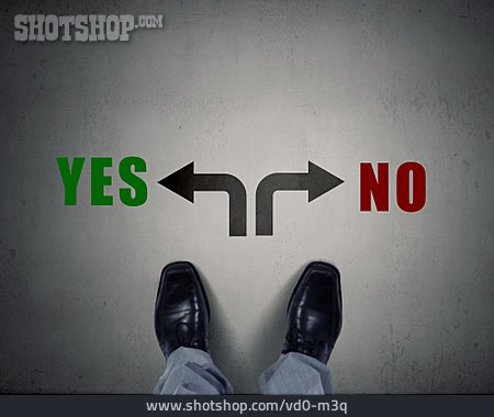 
                Wählen, Entscheidung, No, Yes                   