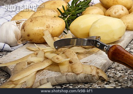 
                Kartoffeln, Schälen, Kartoffelschäler                   