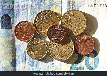 
                Euroscheine, Münzen, Bargeld                   