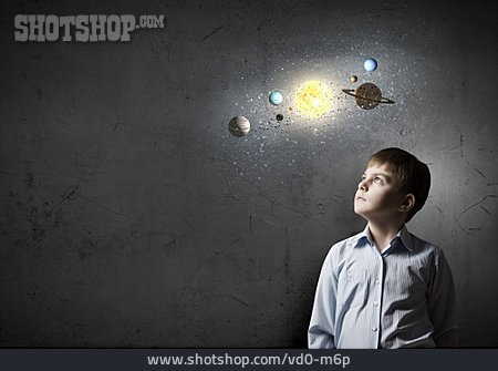 
                Junge, Zukunft, Astronomie, Universum                   