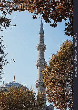 
                Sultan-ahmed-moschee, Minarett, Türkei                   