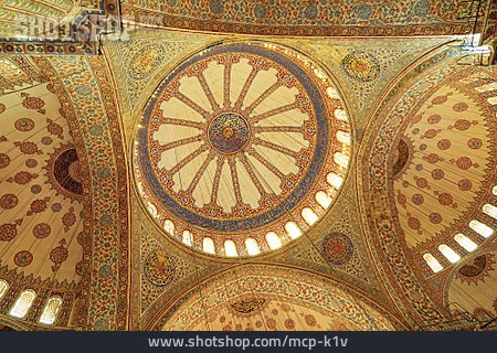 
                Kuppeldach, Moschee, Ornamente, Islamische Kunst                   
