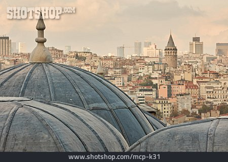 
                Stadtansicht, Kuppel, Dächer, Istanbul                   