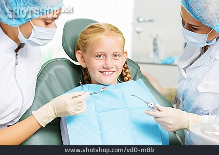 
                Mädchen, Zahnarztpraxis, Kinderzahnarzt                   