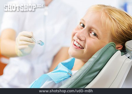 
                Mädchen, Zahnarztpraxis, Kinderzahnarzt                   