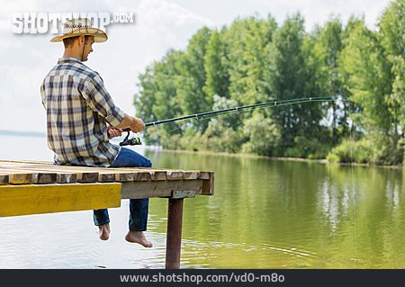 
                Lake, Fisherman, Recreation                   
