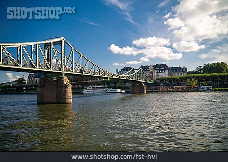 
                Brücke, Main, Frankfurt Am Main, Eiserner Steg                   