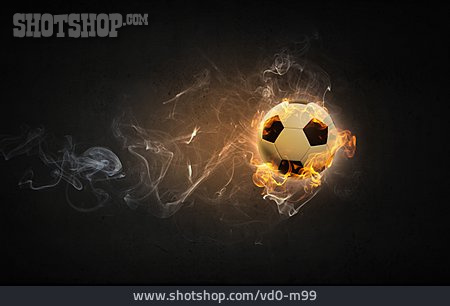 
                Fußball, Flamme, Feuer                   