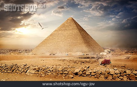 
                Pyramide, Grab, Gizeh, Nekropole                   