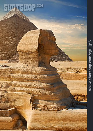 
                Weltkulturerbe, Sphinx, Pyramiden Von Gizeh                   