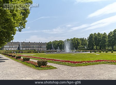 
                Gartenanlage, Neues Schloss Herrenchiemsee                   