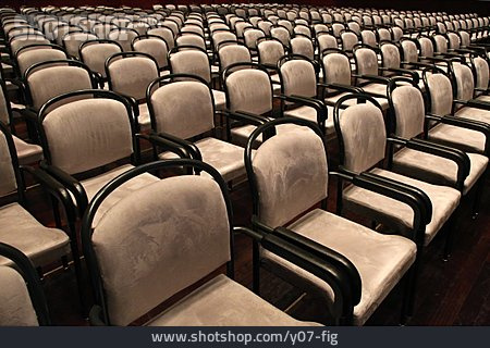 
                Sitzreihe, Sitzplatz, Auditorium, Zuschauerraum                   