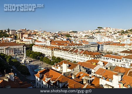 
                Stadtansicht, Lissabon, Baixa                   