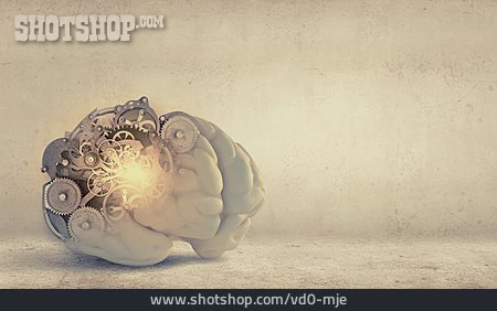 
                Technik, Motor, Intelligenz, Mensch, Gehirn                   