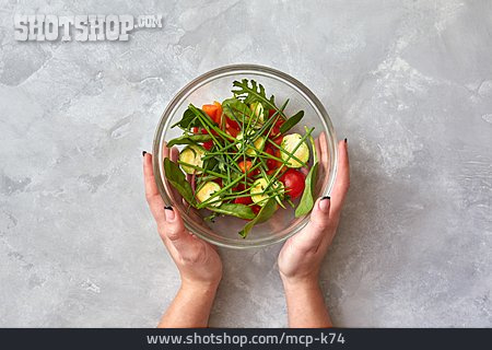 
                Salat, Rezept                   