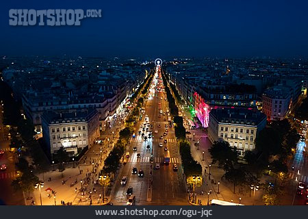 
                Straßenverkehr, Paris, Champs-elysees                   