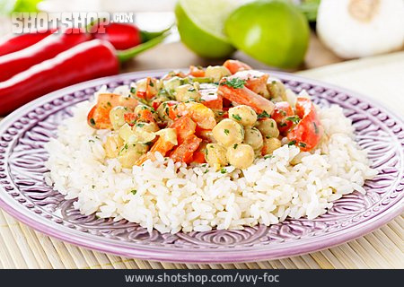 
                Vegetarisch, Currygericht                   