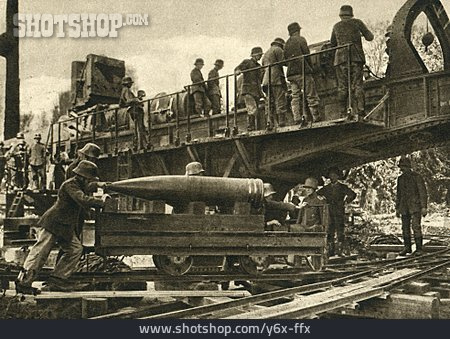 
                Erster Weltkrieg, Paris-geschütz, 38-cm-geschütz                   