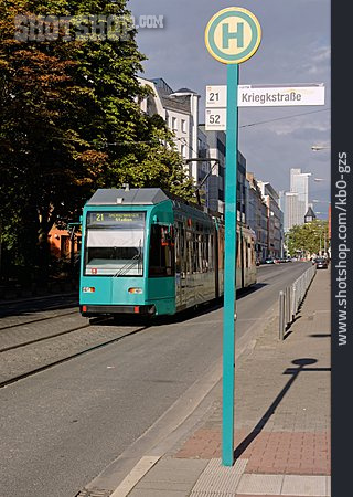 
                Haltestelle, Straßenbahn, Frankfurt Am Main                   