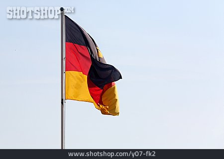 
                Deutschland, Flagge, Deutschlandfahne, Schwarz-rot-gold                   