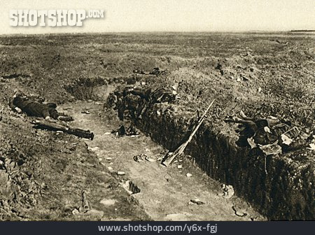 
                Erster Weltkrieg, Schützengraben, Britische Soldaten                   
