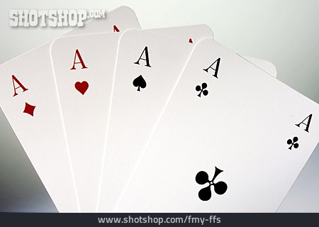 
                Spielkarten, Ass, Kartenblatt                   
