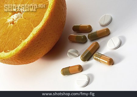 
                Vitamin C, Präparat, Nahrungsergänzungsmittel                   
