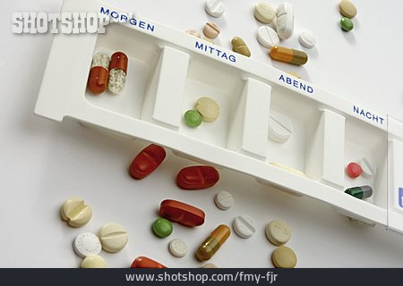 
                Tablette, Dosierung, Tablettenspender                   