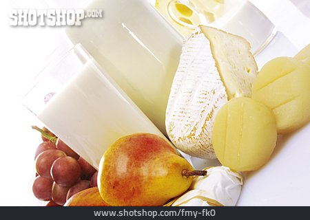 
                Obst, Milchprodukt, Weichkäse, Harzer Käse                   