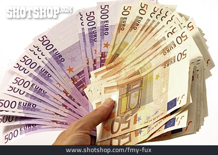 
                Euroscheine, Bargeld, Geldfächer                   