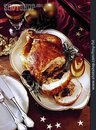 
                Christmas Dinner, Roast Turkey                   