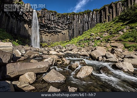 
                Wasserfall, Island, Svartifoss, Skaftafell                   
