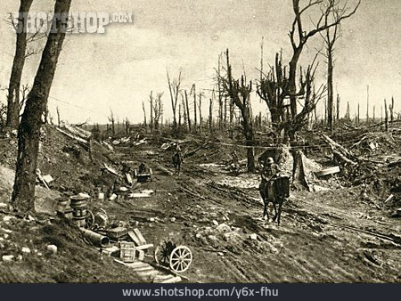 
                Erster Weltkrieg, Arras, Kampfgelände                   