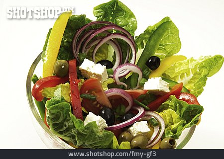 
                Griechischer Salat, Gemischter Salat                   