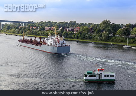 
                Frachtschiff, Nord-ostsee-kanal, Personenfähre                   