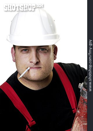 
                Rauchen, Bauarbeiter, Glimmstengel                   