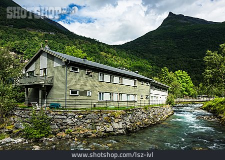
                Wohnhaus, Norwegen, Geiranger                   