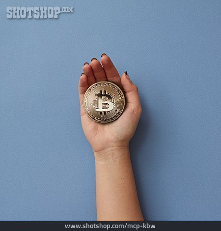 
                Münze, Bitcoin, Kryptowährung                   