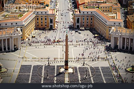 
                Rom, Katholizismus, Vatikan, Petersplatz                   