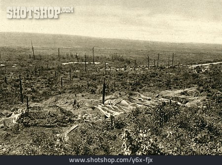 
                Erster Weltkrieg, Schlachtfeld, Laville-aux-bois                   