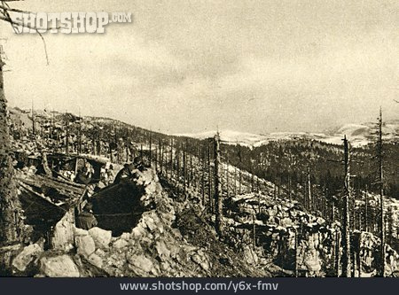 
                Dolomiten, Stellungskrieg, österreichische Soldaten                   
