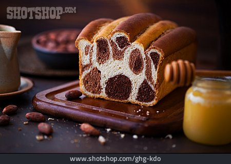 
                Kuchen, Rührkuchen, Leopard Cake                   