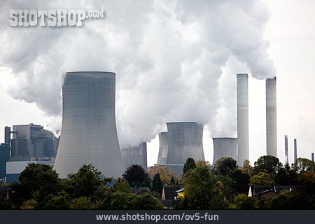 
                Kühltürme, Braunkohlekraftwerk, Kraftwerk Niederaußem                   
