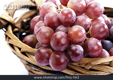 
                Obstkorb, Rote Weintrauben                   