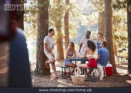 
                Picknick, Ausflug, Freunde, Rast                   