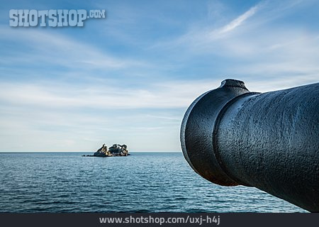 
                Kanone, Befestigungsanlage, Petrovac Na Moru                   
